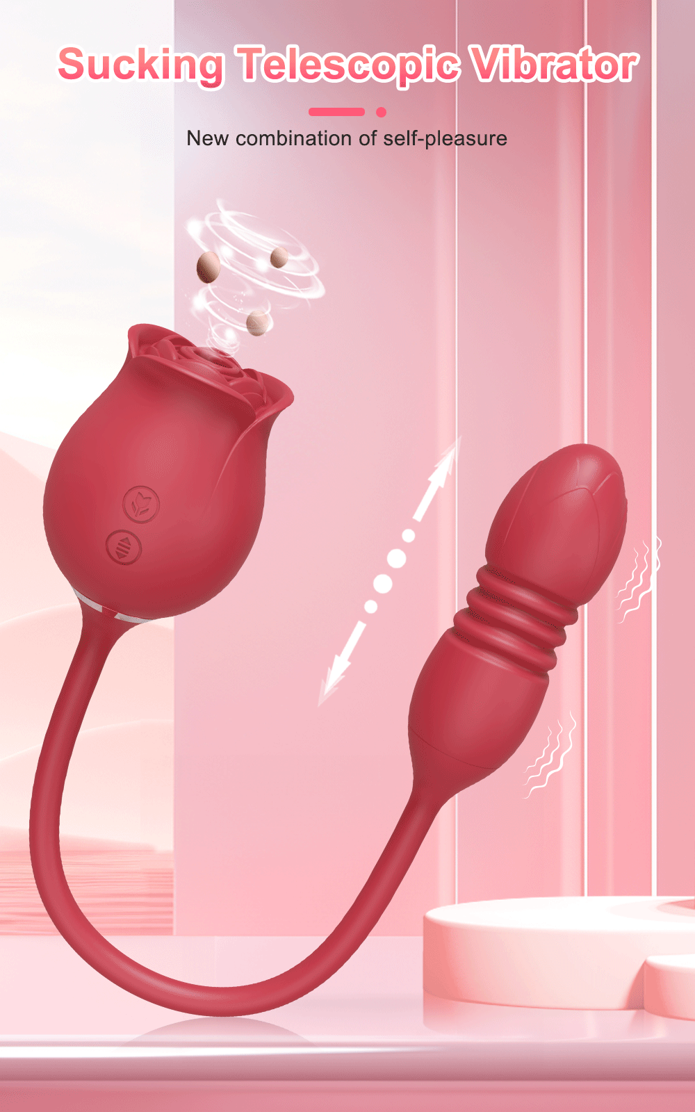 Sucking Thrusting Vibrator for Women Nipple Clit Stimulator Powerful Vibrating Egg Tongue Licking Clitoris Sucker Sexy Toy Dildo