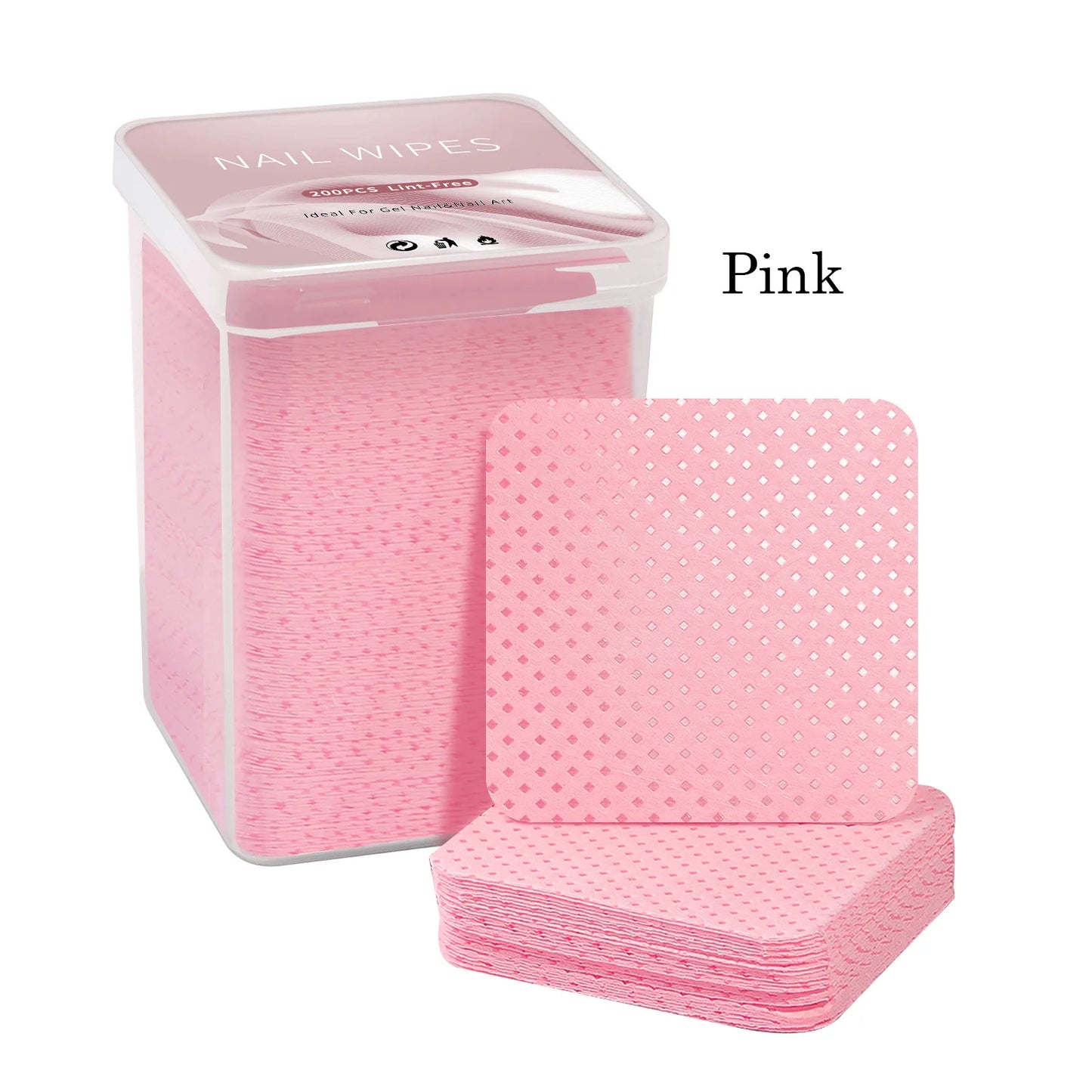 Lint-Free Nail Polish Remover Cotton Wipes UV Gel Tips Remover Cleaner Paper Pad Nails Polish Art Cleaning Manicure Tools
