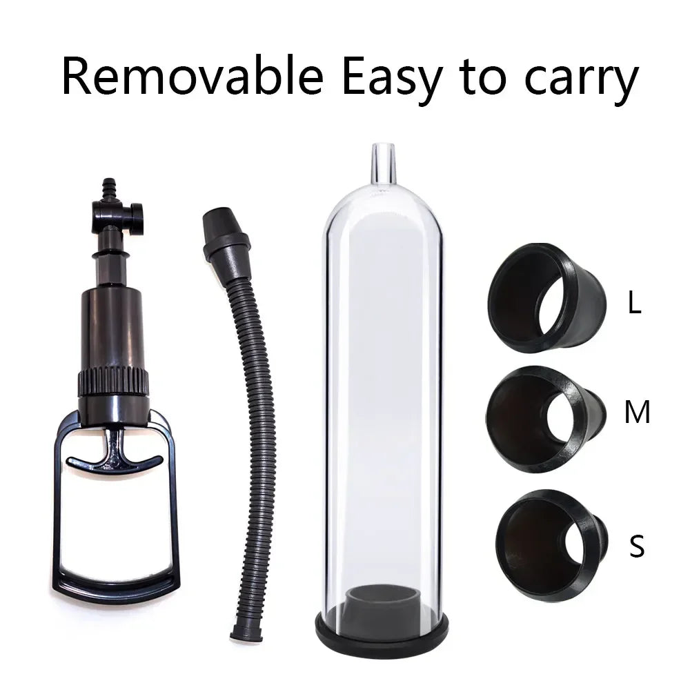 Penis Pump Penis Enlargement Vacuum Male Lasting Masturbator Dick Extender Man Cock Increase Length Enlarger Trainer Sexy Toys