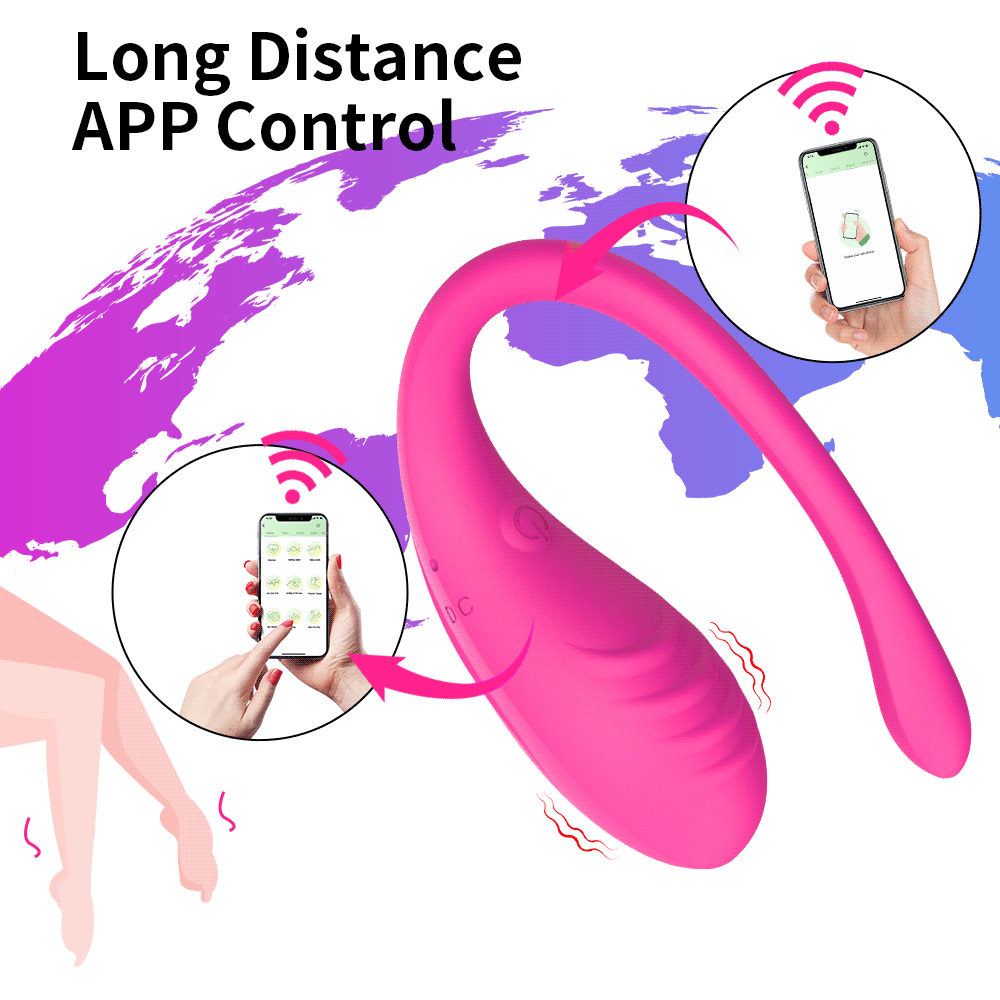 Wearable Massager Mini Vibrator Vibrator with App Remote Control Vibration Remote Controller Couple Love Sex Toy Adult Products